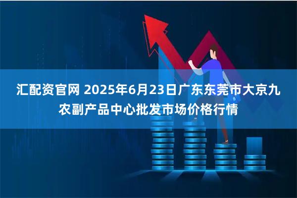 汇配资官网 2025年6月23日广东东莞市大京九农副产品中心批发市场价格行情
